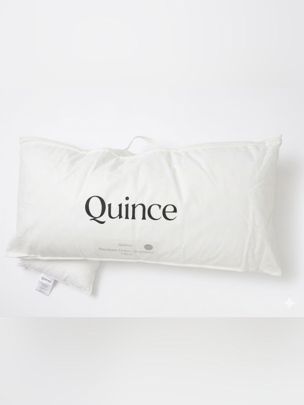 Quince King Firm/ Extra Firm Premium Down Alternative Pillow - Picture 5 of 6